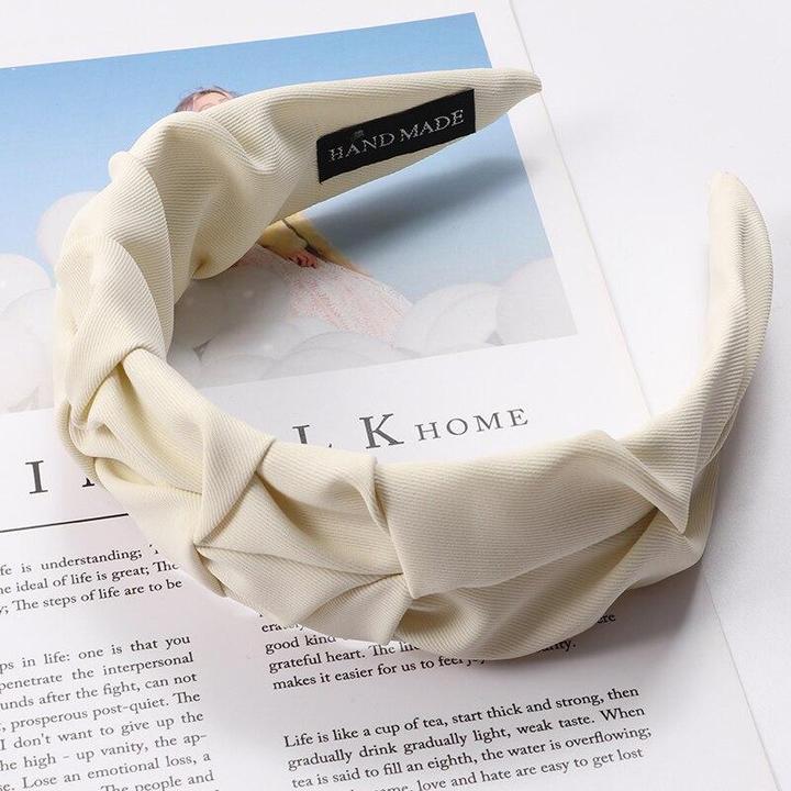 Image du produit JTI Diadème élégant - textile blanc