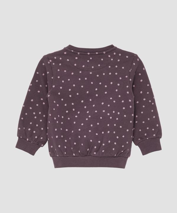 Produktbild s.Oliver Sweatshirt Jacke Gemusterte Sweatshirtjacke mit Rippbündchen (68)