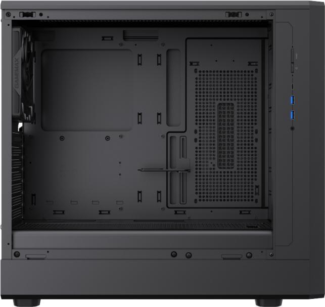 Actual product image GameMax Boitier Moyen Tour ATX Claw 460 avec panneau vitré (Noir) (ATX, ITX, mATX)