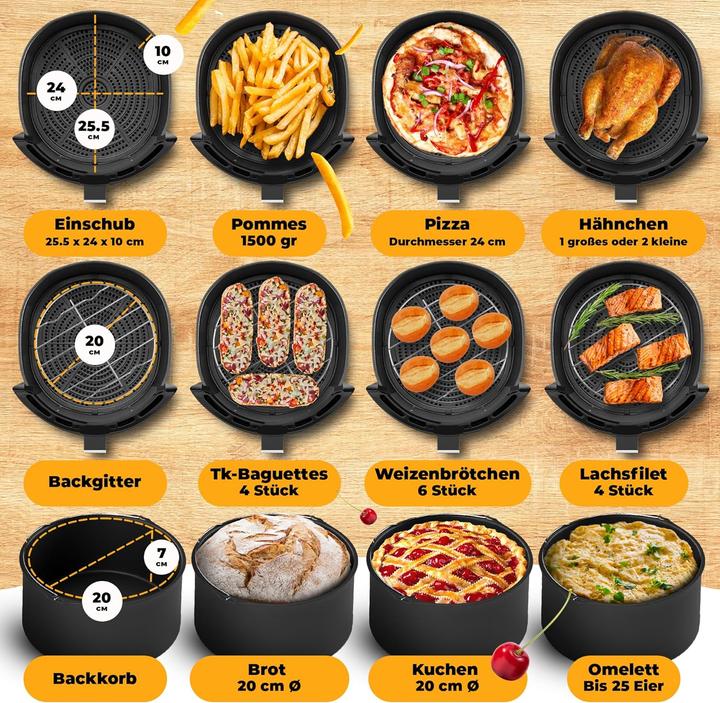 Immagine prodotto Stillstern Friggitrice ad aria calda 6,5L