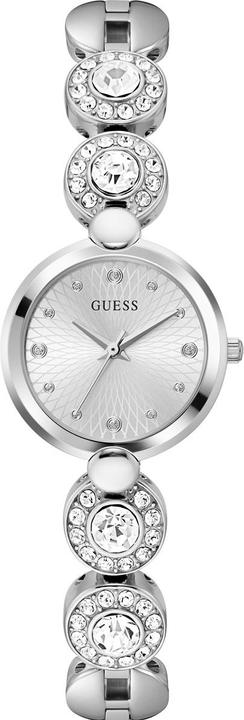 Produktbild Guess P SLV CS / SUN SLV DL / P SLV BRCT W/ CRYS W/ ADJT G LINKS Armbanduhr (26 mm)