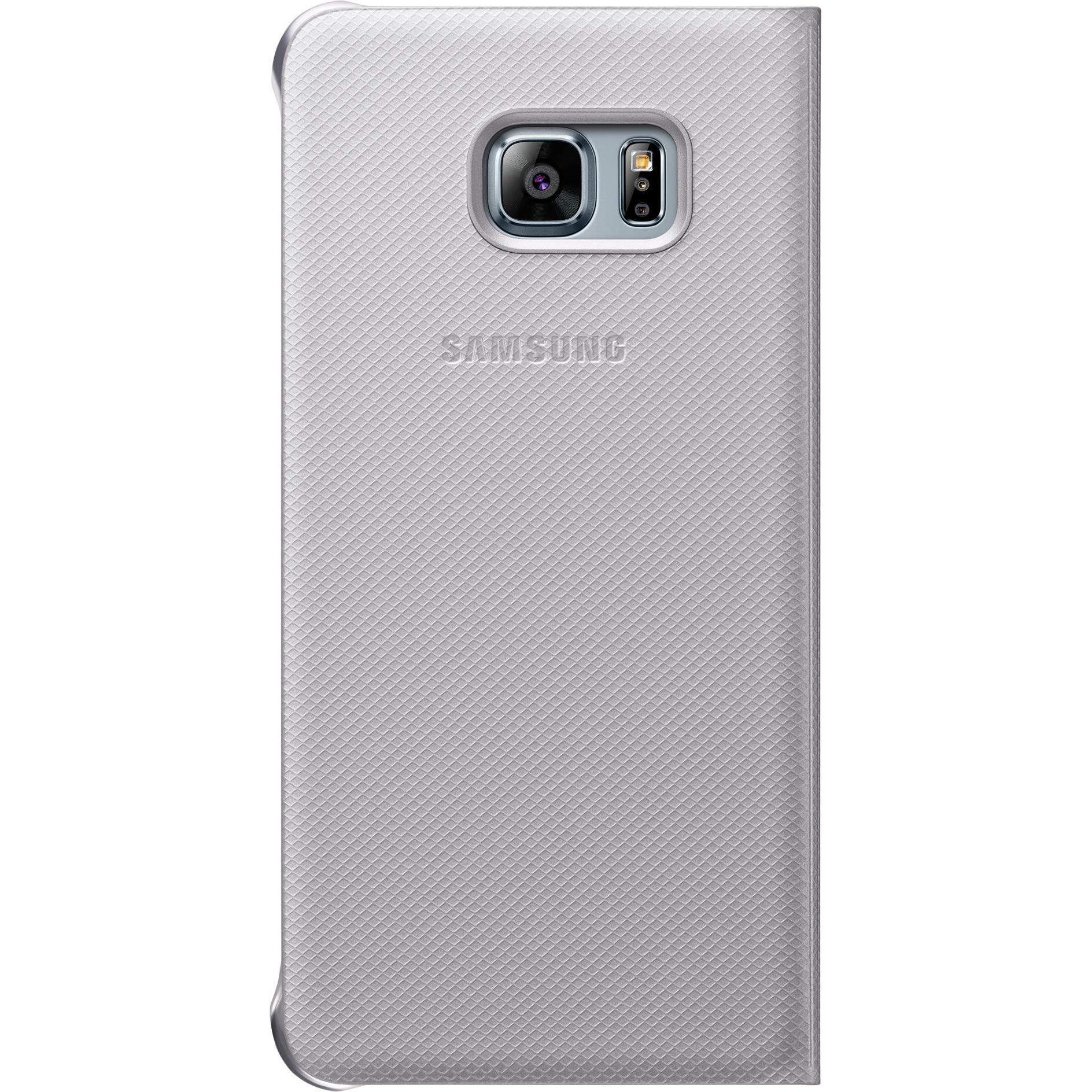 Thumbnail - Samsung S View (Samsung Galaxy S6 Edge+), Smartphone Hülle, Silber