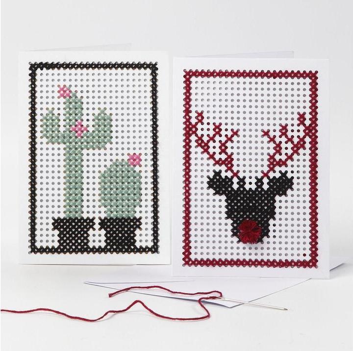 Actual product image Creativ Company Cards for embroidery