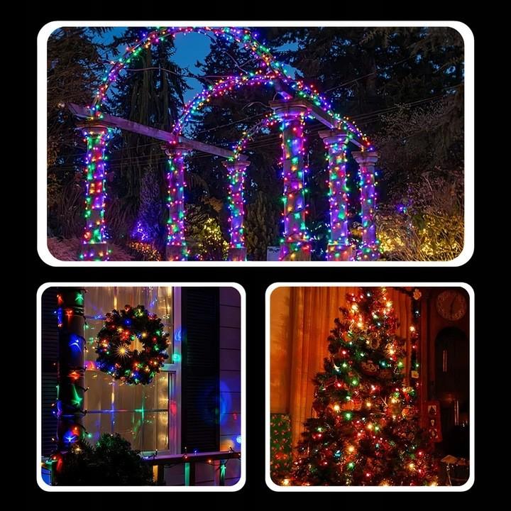 Actual product image Extralink Lichterkette Weihnachtslichter 300led Innen. Aussen. Multifarbig 21,7m (21.70 m)