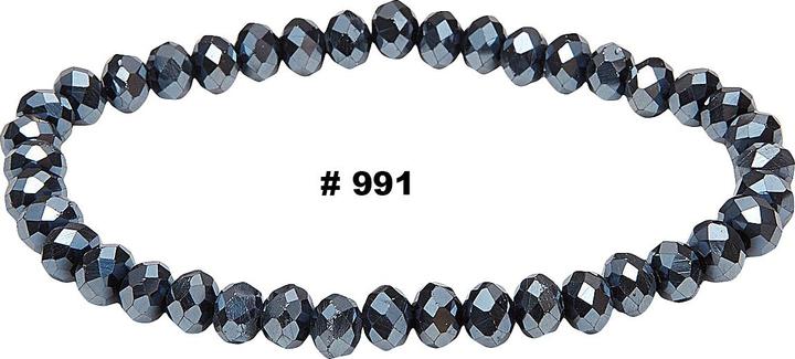 Immagine prodotto Leyda Bracciale con cristalli di zirconia cubica (18 cm, Cristalli di ciconia)