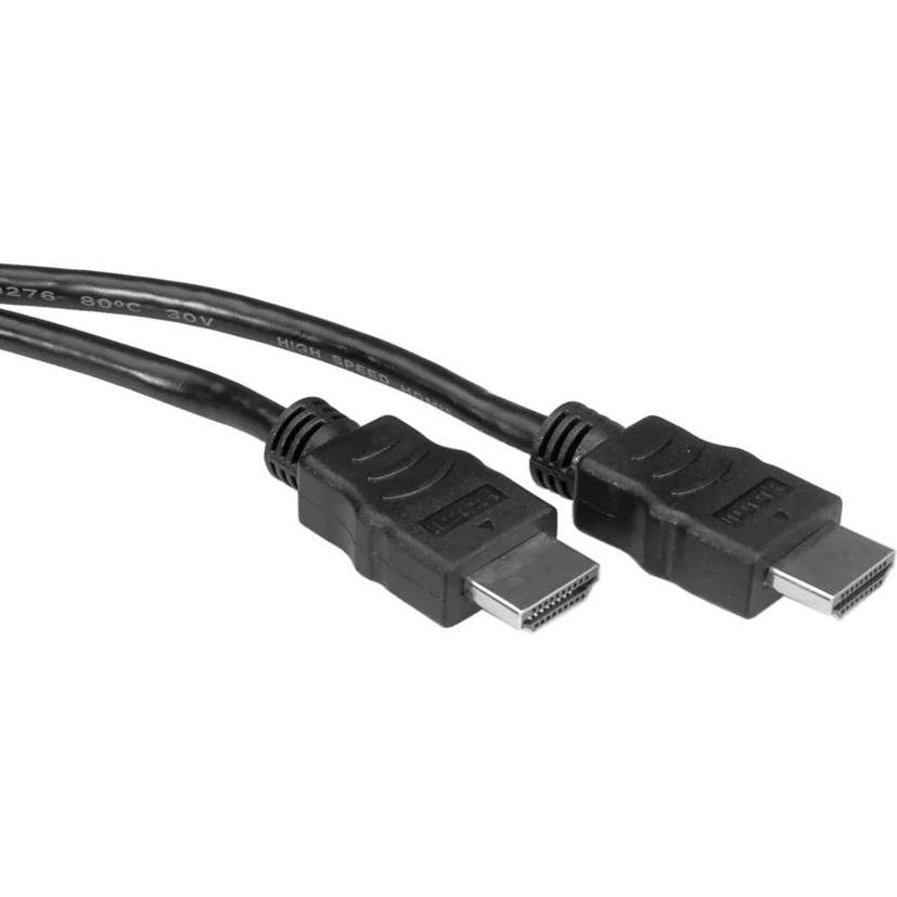 Secomp Cavo Hdmi+Ethernet 4K 3Mt M/M Bk (3 M), Cavo Video