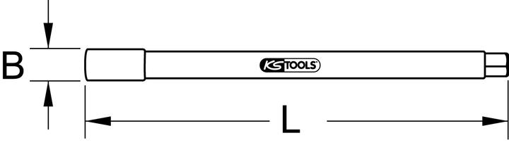 Actual product image KS Tools 116.2055 (185 mm)