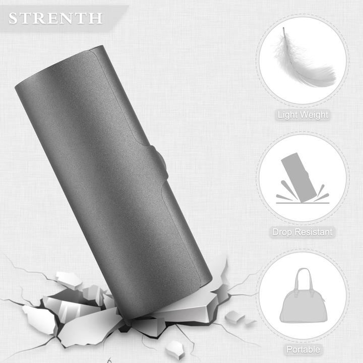 Produktbild Only-Bags.Store Brillenetui Hartschalenetui Aluminium, Lesebrillenetuis aus Metall