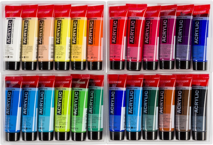 Produktbild Amsterdam Acrylfarbe Set (Mehrfarbig, 480 ml)