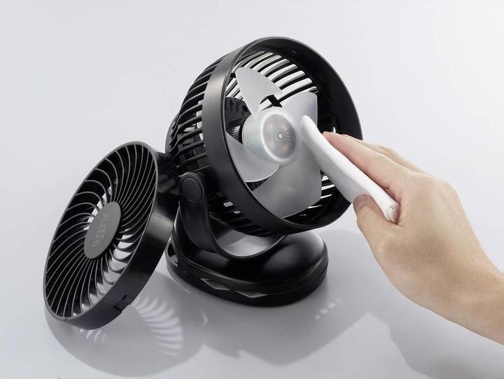 Actual product image Sygonix Akku-Ventilator (55 dB)
