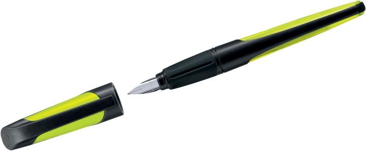 Actual product image STABILO EASYbuddy school fountain pen with standard nib (Black, Yellow, 1 x)