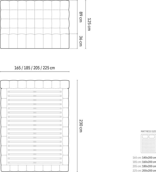 Produktbild Micadoni Mamaia (200 x 200 cm)