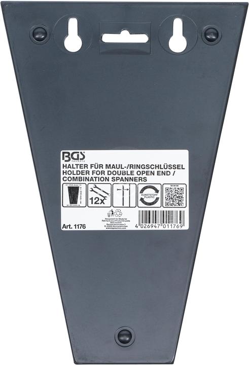 Actual product image BGS Holder for Combination/Ring Spanners 12 supports