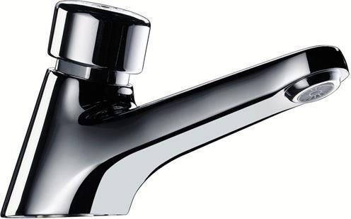 Actual product image Cama CMA Self-closing 1/2" service valve with integrated water flow control and a flushing centre