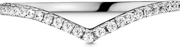 Actual product image Pandora Sparkling Wish Ring (52, 925 Silver)