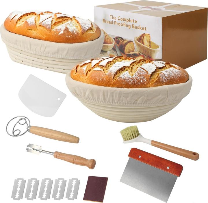 Bucomtu Gärkorb Brotback-Set