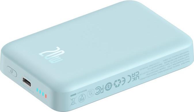 Actual product image Baseus Magnetic Mini Air Powerbank 10000mAh 20W (blue) (10000 mAh, 20 W, 37 Wh)