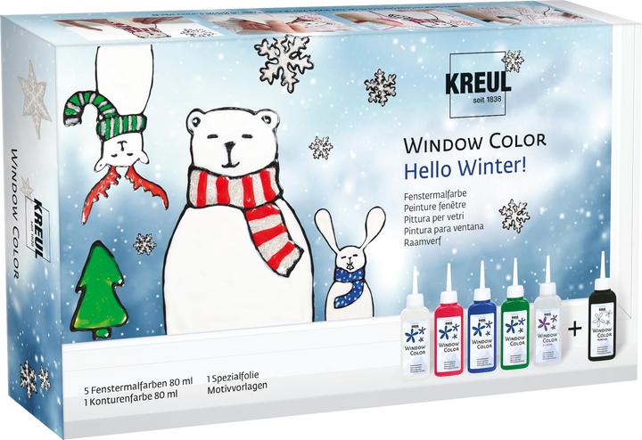 Image du produit Kreul Set Window Color "Hello Winter (480 ml)