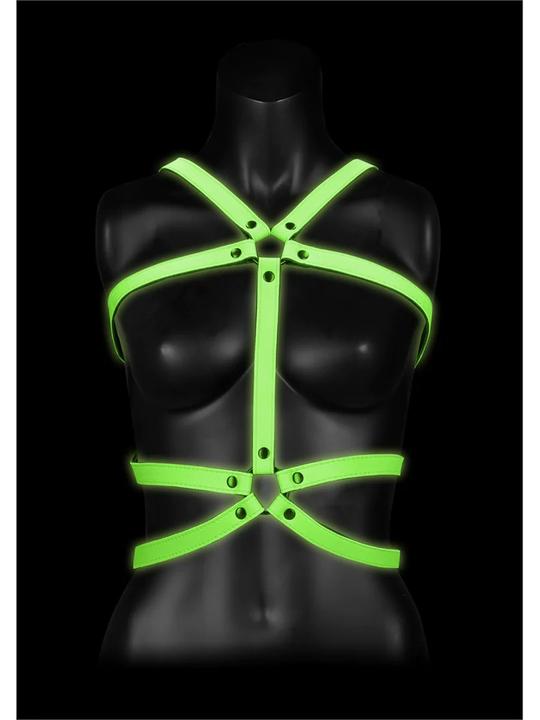 Actual product image Ouch! Body Harness - Glow in the Dark