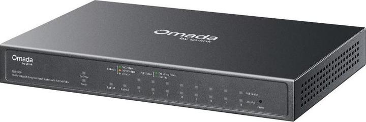 Produktbild TP-Link 10-Port-Gigabit-PoE+-Switch, lüfterlos, Omada Cloud Managed (10 Ports)