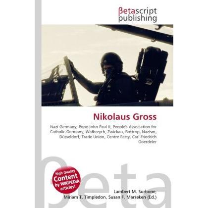 Nikolaus Gross, Sachbücher