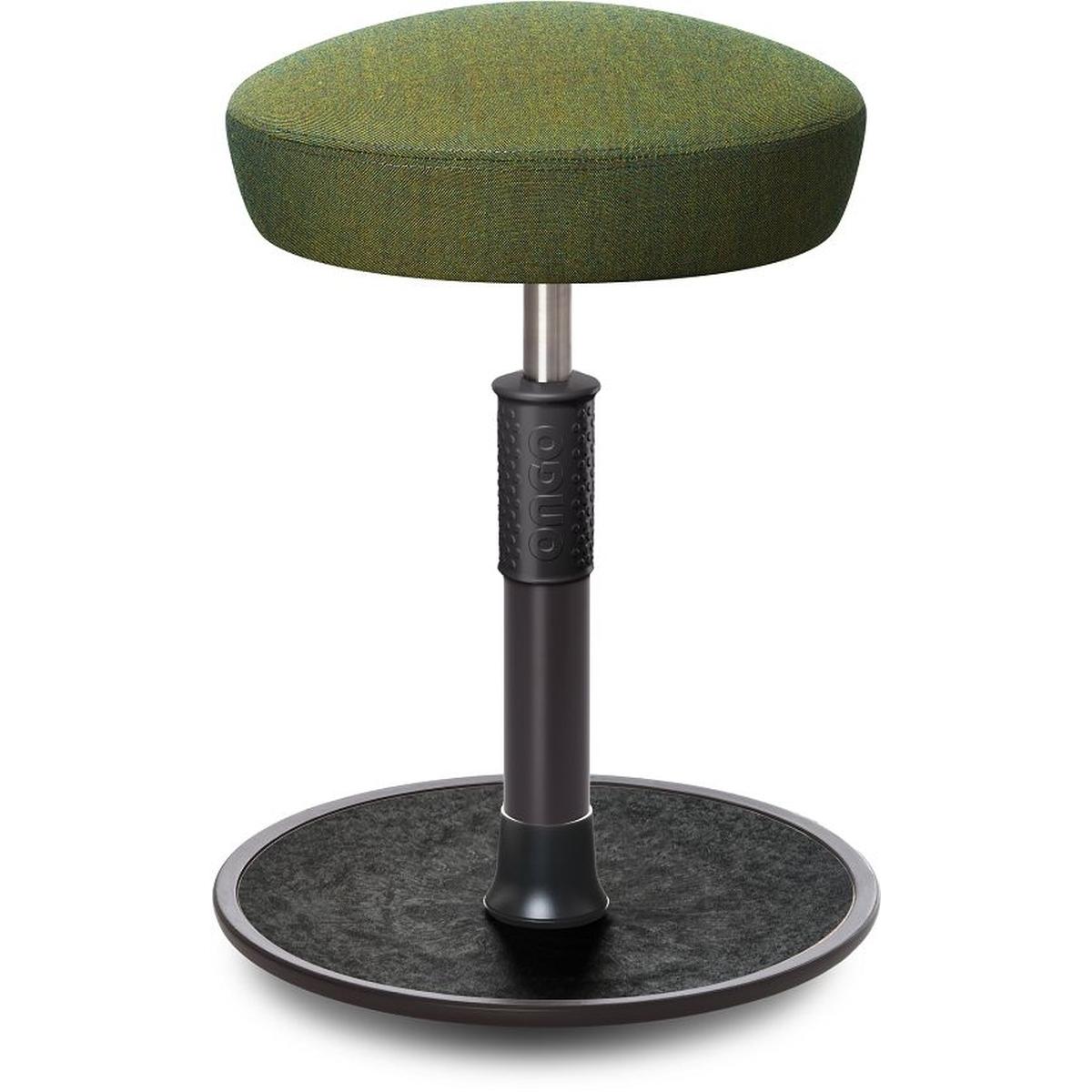 Ongo, Bürostuhl, Sitz- Stehhocker Free Regular Hutsitz kvadrat Remix Olive schwarz /schwarz
