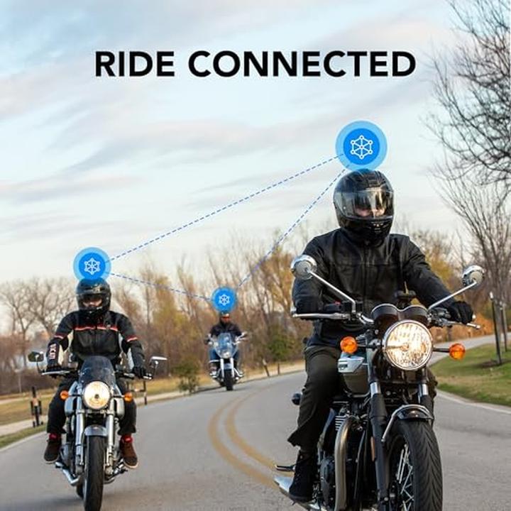 Actual product image Sena PHANTOM - Smart Motorrad-Integralhelm (ECE22.06) - schwarz glanz (XL) (XL)