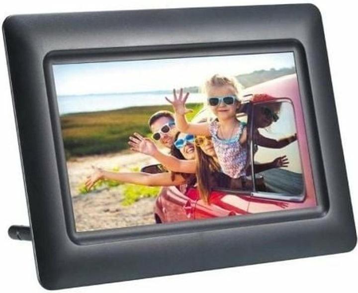 Actual product image AGFAPHOTO Digital Photo Frame Agfa Digital Photo Frame 7 "" 7 HD LED + Calendar Clock - Black (7", 1024 x 600 pixels)