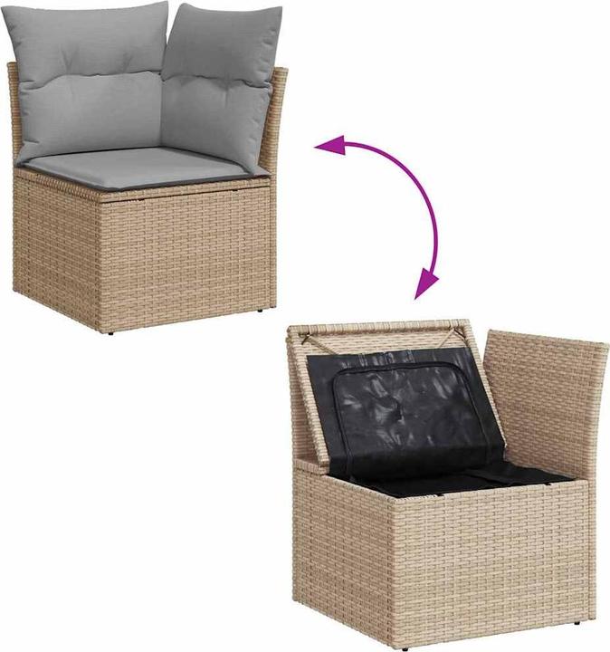Actual product image vidaXL Garden sofa set