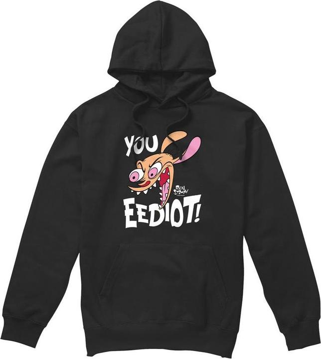 Immagine prodotto Ren & Stimpy You Eediot! Felpa con Cappuccio Uomo (XXL)