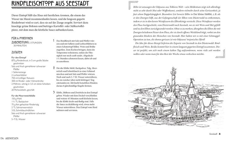 Produktbild Das grosse Kochbuch inspiriert von Tolkiens Legenden (Deutsch, Robert Tuesley Anderson, 2020)