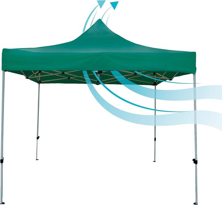 Actual product image Aktive Arbour Flexible Adjustable height Steel Polyester 420D Oxford green 300 x 320 x 300 cm (300 cm, 320 cm)