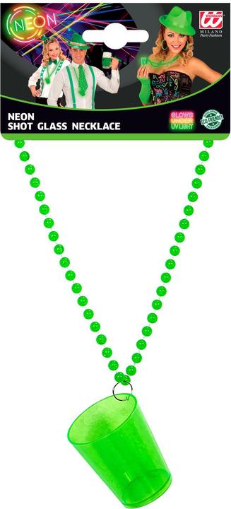 Produktbild Widmann Neon Grüne Schnapsglaskette (One Size)