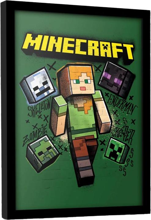 Actual product image Minecraft Alex Framed Poster (30 x 40 cm)