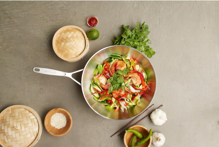 Produktbild Demeyere Industry Wok (30 cm, Wok Pfanne, Edelstahl)