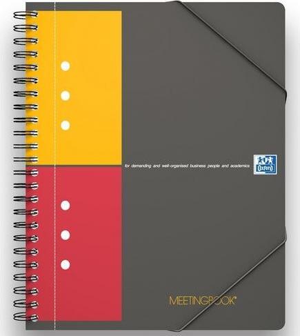 Actual product image Oxford Meetingbook (A5+, Checked, Soft cover)