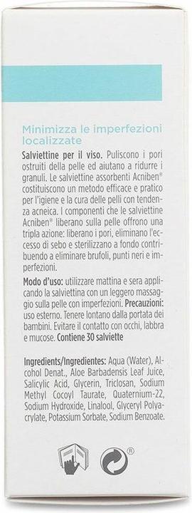 Image du produit Isdin Acniben lingettes désinfectantes 30 unités (30 pièce(s))