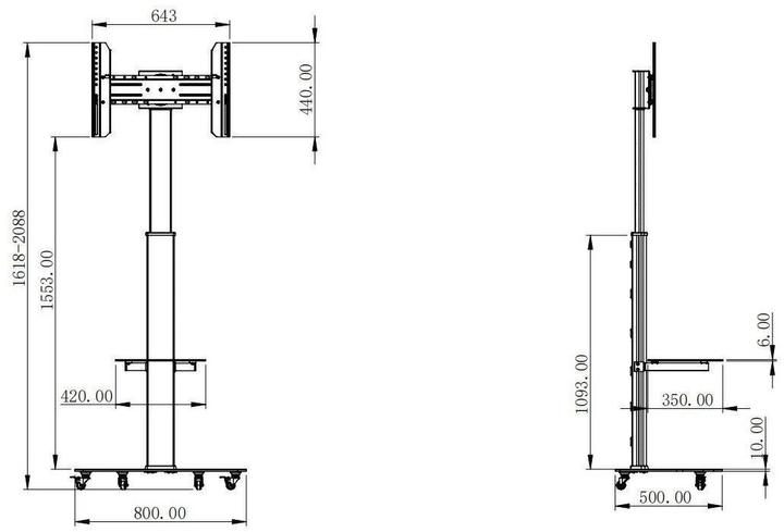 Actual product image Audioraq Home (40 kg, 42" - 70")