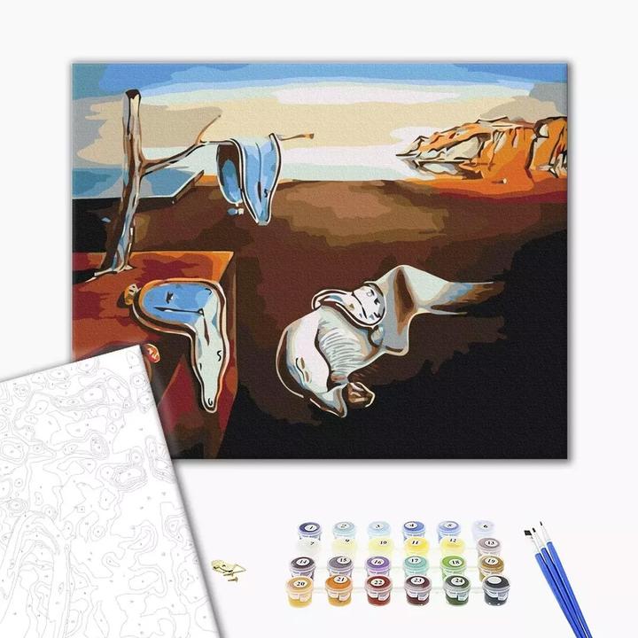 Twoje Hobby Malen nach Zahlen BRUSHME, 40x50 cm, Die Bestndigkeit der Erinnerung, 1 Stk.