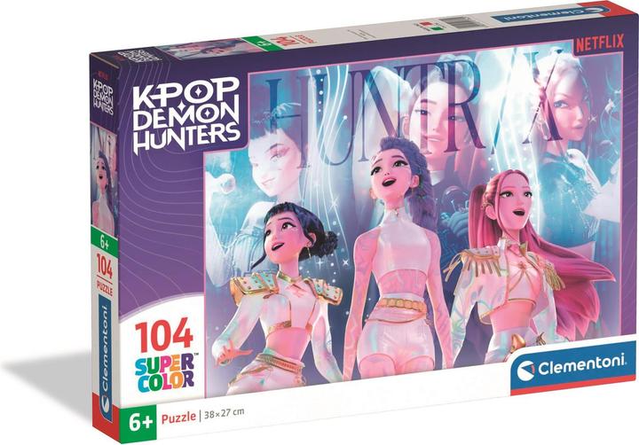 Actual product image Clementoni Supercolor KPop Demon Hunters (104 pieces)