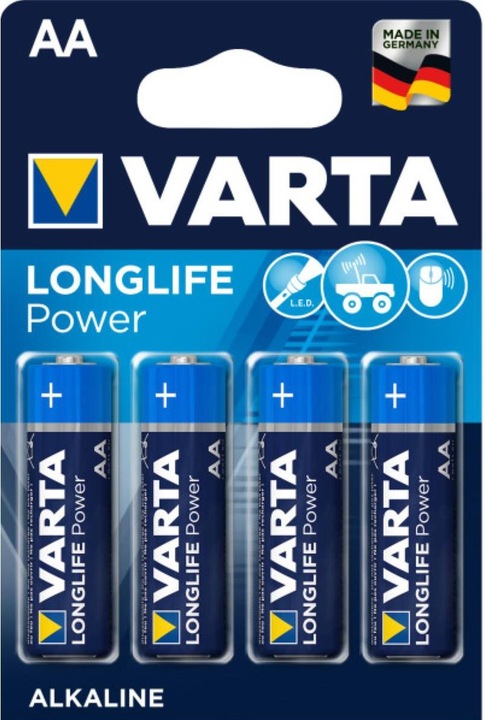 Productafbeelding Varta Vermogen met lange levensduur (4 Pcs., AA, 2960 mAh)