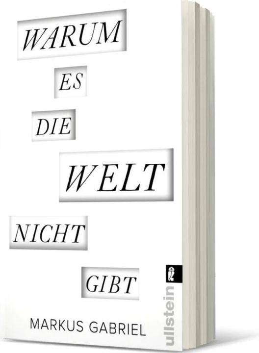 Produktbild Warum es die Welt nicht gibt (Deutsch, Markus Gabriel, 2015)