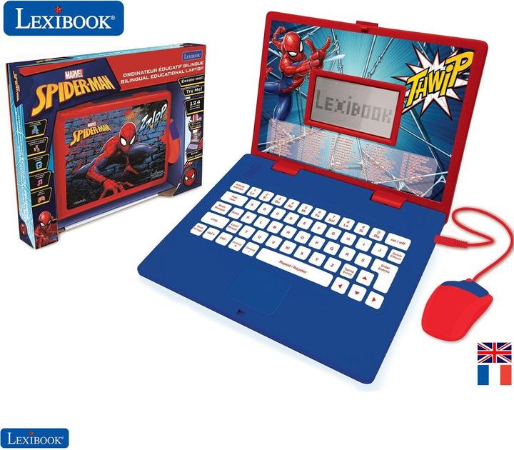 Produktbild Lexibook Spider-Man Lerncomputer (Englisch, Französisch, 4 - 7 Jahre)