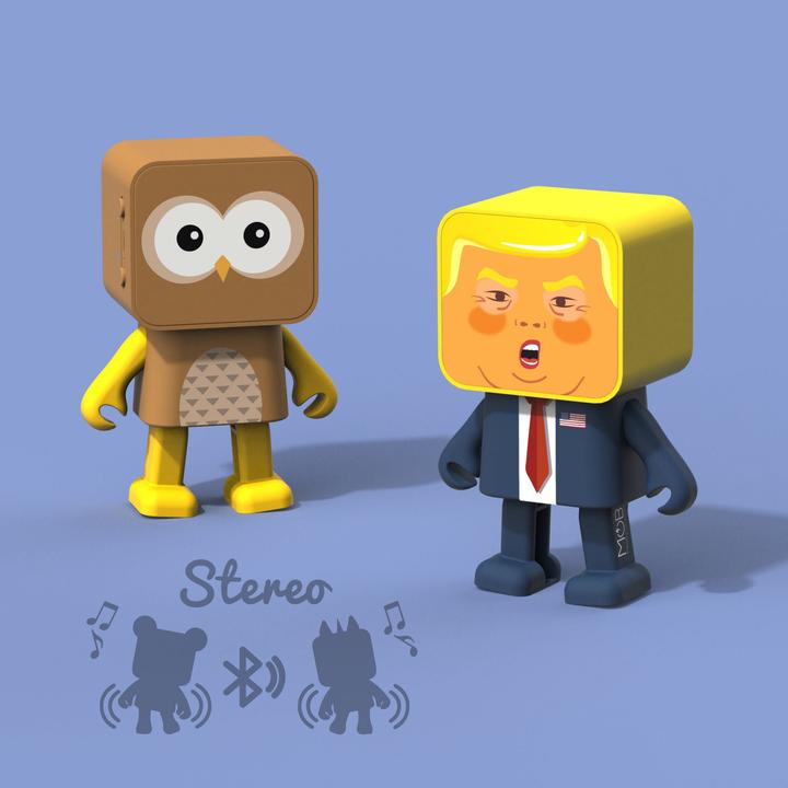 Actual product image Mobility on Board Dancing President speaker Donald Trump (4 h, Rechargeable battery operated)