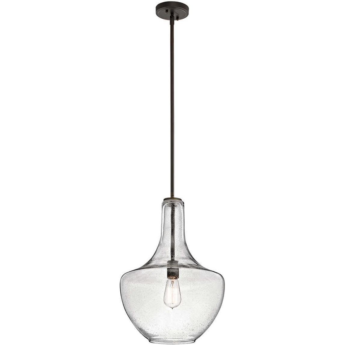 Elstead Lighting, Pendelleuchte, Everly Hängeleuchte E27 51cm Ältere Bronze (E27)
