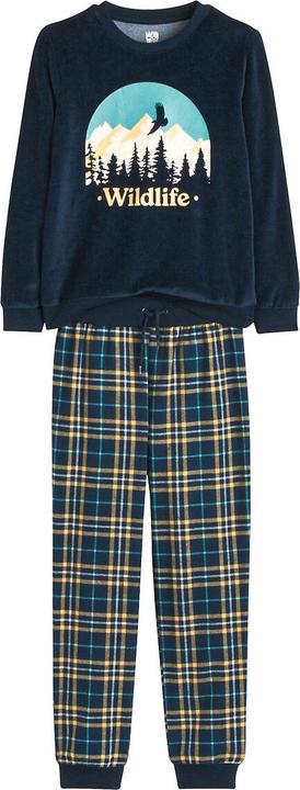 Actual product image La Redoute Collections Pyjama aus Samt/Flanell (164)