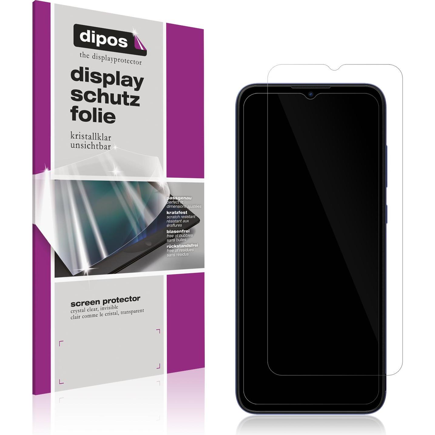 Dipos Displayschutzfolie Crystalclear (5 Stück, Nokia C21), Smartphone Schutzfolie, Transparent