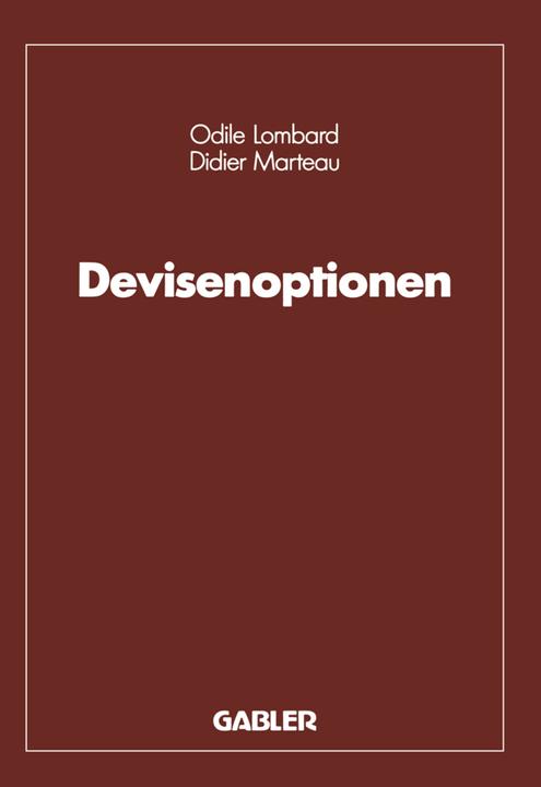 Produktbild Devisenoptionen (Deutsch, Odile Lombard, 2012)