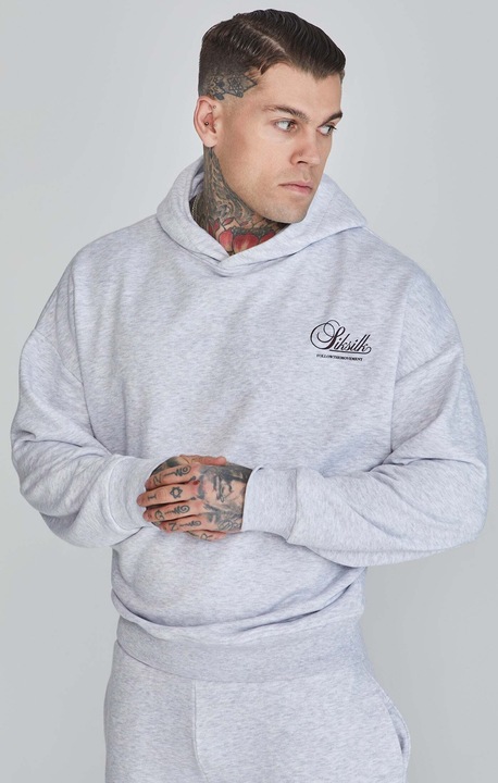 Immagine prodotto Siksilk Maglia con cappuccio Felpa grafica con cappuccio (L)