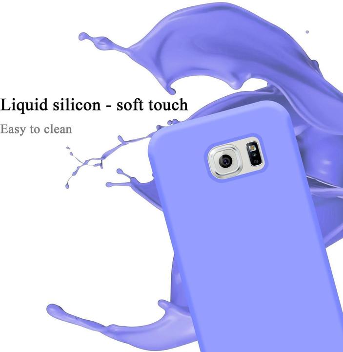 Actual product image Cadorabo TPU Liquid Silicone Case Cover (Samsung Galaxy S6 Edge)